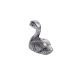 Silver Brass Duck Agarbatti Holder Stand
